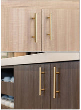 将图片加载到图库查看器,Black Golden Cupboard Handle Brushed Stainless Steel Kitchen Cabinet Door Knob Furniture Handle Drawer Pull Hardware Stainless Steel Kitchen Drawer Pulls Cabinet Handles