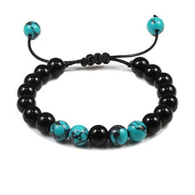 将图片加载到图库查看器,Black Lava Stone Crown Charm Tiger Eye Beads Bracelet For Men Women Braided Bracelets Handmade Adjustable Couple Distance Bracelets Lava Stone Beads Essential Oil Diffuser Adjustable Bracelet With King Queen Crown Charm