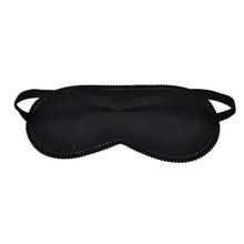Load image into Gallery viewer, Black Lightweight Sleeping Travel Eye Mask Nap Sleep Eye Patch Comfortable Elegant Sleep Eye Mask Design Blindfold