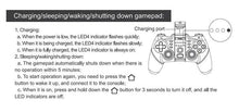 将图片加载到图库查看器,Black Portable 2.4G Wireless Bluetooth Mobile Trigger Joystick Game Console Controller Compatible With PC Laptop Tablets
