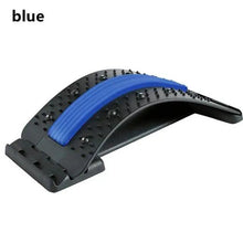 将图片加载到图库查看器,Black Purple Back Stretching Device Muscle Back Massage Relax Stretcher Posture Therapy Back Stretch Spine Pain Relief Stretcher Support Lower And Upper Muscle Pain Relief