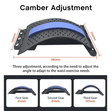 将图片加载到图库查看器,Black Purple Back Stretching Device Muscle Back Massage Relax Stretcher Posture Therapy Back Stretch Spine Pain Relief Stretcher Support Lower And Upper Muscle Pain Relief