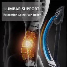 将图片加载到图库查看器,Black Purple Back Stretching Device Muscle Back Massage Relax Stretcher Posture Therapy Back Stretch Spine Pain Relief Stretcher Support Lower And Upper Muscle Pain Relief