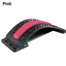 将图片加载到图库查看器,Black Purple Back Stretching Device Muscle Back Massage Relax Stretcher Posture Therapy Back Stretch Spine Pain Relief Stretcher Support Lower And Upper Muscle Pain Relief