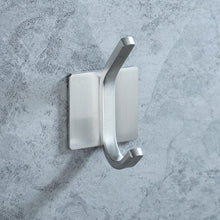 Load image into Gallery viewer, Black Robe Hook Wall Hook Towel Hook for Bathroom Stainless Steel Coat Hook Rustproof Hook Hanger for Kitchen Hardware Stainless Steel Hooks Waterproof and Oilproof Bathroom Kitchen Self Adhesive Hooks for Hanging Coat Hat Towel