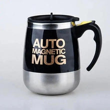 将图片加载到图库查看器,Black Smart Lazy Automatic Stainless Steel Self Stirring Magnetic Mug Creative Coffee Mixing Cup Automatic Self Mixing & Spinning Cup Cute Christmas Birthday Gift Idea For Men And Women
