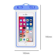 Load image into Gallery viewer, Black Universal Waterproof Phone Case Water Proof Bag Mobile Cover For iPhone 12 11 Pro Max 8 7 Waterproof Phone Bag Waterproof Phone Case With Lanyard for iPhone Case & Strap
