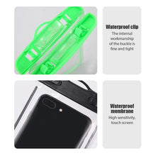 Load image into Gallery viewer, Black Universal Waterproof Phone Case Water Proof Bag Mobile Cover For iPhone 12 11 Pro Max 8 7 Waterproof Phone Bag Waterproof Phone Case With Lanyard for iPhone Case & Strap