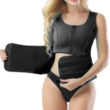 Load image into Gallery viewer, Black Waist Trainer