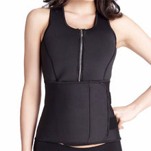 Load image into Gallery viewer, Black Waist Trainer