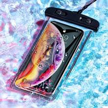 Load image into Gallery viewer, Black Waterproof Mobile Cover Pouch Mobile Case Phone Pouch for iPhone Outdoor Waterproof Phone Case Universal Bag For iPhone 13 12 11 Pro Max Waterproof Phone Pouch Case & Strap