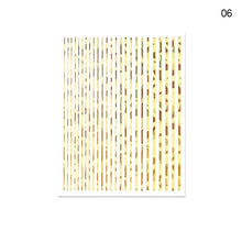 将图片加载到图库查看器,Black White 3D Nail Stickers Metal Gold Silver Geometric Tassel Strip Line Adhesive Transfer Decals Nail Art Design Gold Silver Metal Nail Sticker Metallic Curve Strip Line Nail Decal Self-Adhesive 3D Wave Design Nail Tips Decorations Manicure for Women
