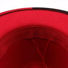 Load image into Gallery viewer, Black White Modern Unisex Fedora Hat Women Unisex Wide Brim Party Cowboy Cap Men Gentleman Wedding Hat Two Colors Fedora Hat Solid Color Wide Brim Winter Autumn Hat