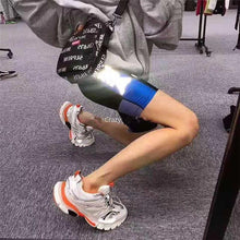将图片加载到图库查看器,Black Womens Breathable Sneakers Spring Mesh Sneakers Woman Elegant Casual Sneakers Outdoor Sport Summer Couple Cushion Flats Running Womens Sneakers