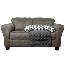 Load image into Gallery viewer, Chevron Reversible Quilted Pet Bed Chair Cover - Assorted Sizes