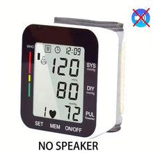 Load image into Gallery viewer, Blood Pressure Monitor Digital Wrist Blood Pressure Machine Automatic Cuff BP Detector