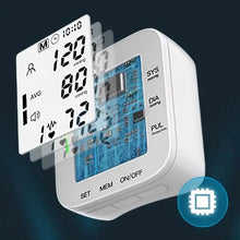 Load image into Gallery viewer, Blood Pressure Monitor Digital Wrist Blood Pressure Machine Automatic Cuff BP Detector