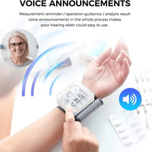 Load image into Gallery viewer, Blood Pressure Monitor Digital Wrist Blood Pressure Machine Automatic Cuff BP Detector