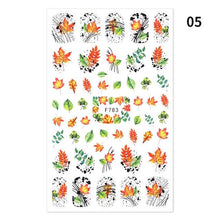 Load image into Gallery viewer, Blue Butterfly 3D Nail Stickers Flowers Leaves Self Adhesive Transfer Sliders Wraps Manicures Foils Decorations Decoration Tattoo Manicure Transfer Nail Decals Flowers Butterfly Designs Nails Supply Manicure Tips Design Nail Decoration