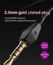 Load image into Gallery viewer, Blue Gaming Bass 3.5mm In-Ear Earphone Game Headset Noise Driver Gaming Earbuds Headset with Dual Mic Detachable & Built-in and Volume Control For Mobile Gaming PC Cancelling Earbuds With Mic