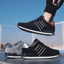 Load image into Gallery viewer, Blue Mens Casual Shoes Comfortable Sneakers Artificial Leather Male Spring Flats Trainers Outdoor Mens Casual Sports High Quality Sneaker Sport Walking Fashion Sneakers