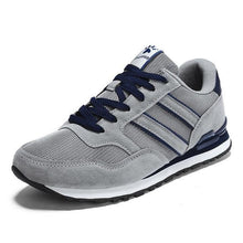 Load image into Gallery viewer, Blue Mens Casual Shoes Comfortable Sneakers Artificial Leather Male Spring Flats Trainers Outdoor Mens Casual Sports High Quality Sneaker Sport Walking Fashion Sneakers