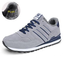 Load image into Gallery viewer, Blue Mens Casual Shoes Comfortable Sneakers Artificial Leather Male Spring Flats Trainers Outdoor Mens Casual Sports High Quality Sneaker Sport Walking Fashion Sneakers