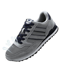 Load image into Gallery viewer, Blue Mens Casual Shoes Comfortable Sneakers Artificial Leather Male Spring Flats Trainers Outdoor Mens Casual Sports High Quality Sneaker Sport Walking Fashion Sneakers
