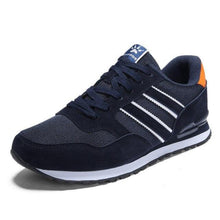 Load image into Gallery viewer, Blue Mens Casual Shoes Comfortable Sneakers Artificial Leather Male Spring Flats Trainers Outdoor Mens Casual Sports High Quality Sneaker Sport Walking Fashion Sneakers