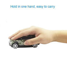 Load image into Gallery viewer, Blue Wireless Optical Mouse Sports Car Shaped Mouse 1600 DPI Office School Mice For Computer And Laptop Comfortable For Every Use