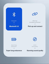 Load image into Gallery viewer, Bluetooth 5.0 Earphones LED Charging Box Wireless Headphone 9D Stereo Sound Sports Waterproof Earbuds Headsets With Microphone Wearable Wireless Clear Calls Music Headphones Immersive Sound 12 Hours Single Playtime HiFi Quality Stereo Sound