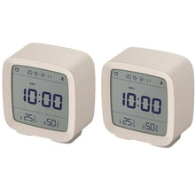 Load image into Gallery viewer, Bluetooth Alarm Clock Temperature Humidity Display LCD Screen Adjustable Clock Dual Alarm Clock with Night Light, Alarm Clock for Kids Small Alarm Clock for Home Bedroom Travel USB Powered Cute Design Nightlight With APP Smart Home
