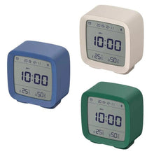 Load image into Gallery viewer, Bluetooth Alarm Clock Temperature Humidity Display LCD Screen Adjustable Clock Dual Alarm Clock with Night Light, Alarm Clock for Kids Small Alarm Clock for Home Bedroom Travel USB Powered Cute Design Nightlight With APP Smart Home