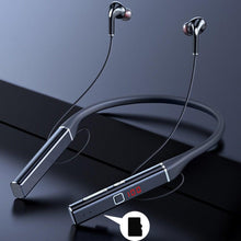 Load image into Gallery viewer, Bluetooth-Compatible Magnetic Neckband Headphone Wireless Earphone Sport Headset Noise Cancelling Microphone Bluetooth Over Ear Headphones, Wireless 5.0/Wired Headset, 55Hrs Playtime, Hi-Fi Stereo Deep Bass, Soft Earmuffs & Light Weight