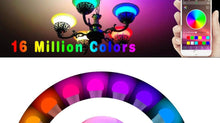 Load image into Gallery viewer, Bluetooth E27 LED Bulb RGB Smart Light Bulbs 15W B22 RGBW RGBWW Lampada Colorful Dimmable Phone APP Control LED Lamp For Home WiFi & Bluetooth 5.0, Compatible w/ Alexa & Google Without Hub, Dimmable, Music Sync, Schedules, Color Changing Light Bulb RGBW