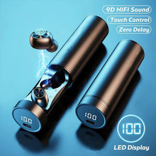 Load image into Gallery viewer, Bluetooth Earphones Wireless Headphones With Microphone Sports Waterproof Touch Control Wireless Headsets Earbuds Phone Updated Design with Industry Leading Sound & Improved Comfort, Long Wireless Range,
