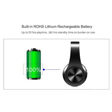 将图片加载到图库查看器,Bluetooth Foldable Earphone Unique Wireless Stereo Headphones Sport Earphone With Microphone Modern Music Headphones