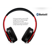 将图片加载到图库查看器,Bluetooth Foldable Earphone Unique Wireless Stereo Headphones Sport Earphone With Microphone Modern Music Headphones