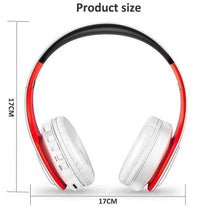 将图片加载到图库查看器,Bluetooth Foldable Earphone Unique Wireless Stereo Headphones Sport Earphone With Microphone Modern Music Headphones