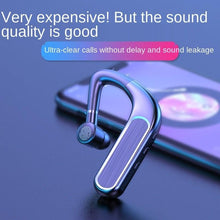 Load image into Gallery viewer, Bluetooth Headset Wireless Earpiece Bluetooth 5.0 Earphones Elegant Business Over Ear Headphones Noise Isolating Wireless Ergonomic Earbuds For Clear Calls Stereo Office Headset With Mic Black