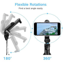 Load image into Gallery viewer, Bluetooth Selfie Stick Tripod