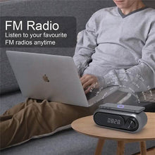 将图片加载到图库查看器,Bluetooth Speaker Wireless Charger with Alarm Clock