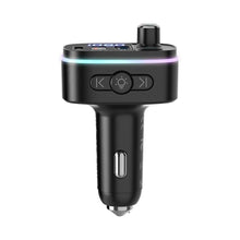Load image into Gallery viewer, Bluetooth V5.0 FM Transmitter USB Car Charger