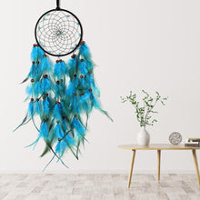 Load image into Gallery viewer, Boho Dream Catcher For Bedroom Feather Pendant National Handmade Beautiful Dream Catcher Wall Hanging Decoration Gift For Girls Room Party Wedding Girls Kids Nursery Bedroom Wall Decor Festival Gift
