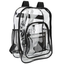 Load image into Gallery viewer, Book Bag Waterproof PVC Clear Backpack 5.3Gal with Reinforced Strap