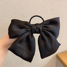 将图片加载到图库查看器,Bow-Knot Elastic Hair Bands Accessories Fashion Hair Band Long Ribbon Bow Ponytail Hair Tie Scrunchies Ponytail Holder Accessories for Women And Girls