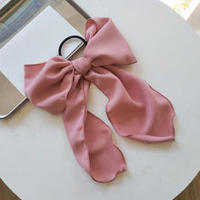 将图片加载到图库查看器,Bowknot Hair Scrunchies For Women Girls Sweet Elastic Hair Bands Elegant Hair Tie Rope Rubber Band Hair Gum Gorgeous Hair Accessories For Women