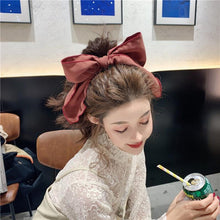 将图片加载到图库查看器,Bowknot Hair Scrunchies For Women Girls Sweet Elastic Hair Bands Elegant Hair Tie Rope Rubber Band Hair Gum Gorgeous Hair Accessories For Women