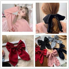 将图片加载到图库查看器,Bowknot Hair Scrunchies For Women Girls Sweet Elastic Hair Bands Elegant Hair Tie Rope Rubber Band Hair Gum Gorgeous Hair Accessories For Women