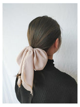 将图片加载到图库查看器,Bowknot Hair Scrunchies For Women Girls Sweet Elastic Hair Bands Elegant Hair Tie Rope Rubber Band Hair Gum Gorgeous Hair Accessories For Women